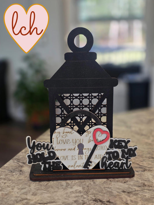 Key to My Heart Valentine’s Day Lantern Insert (Insert Only)