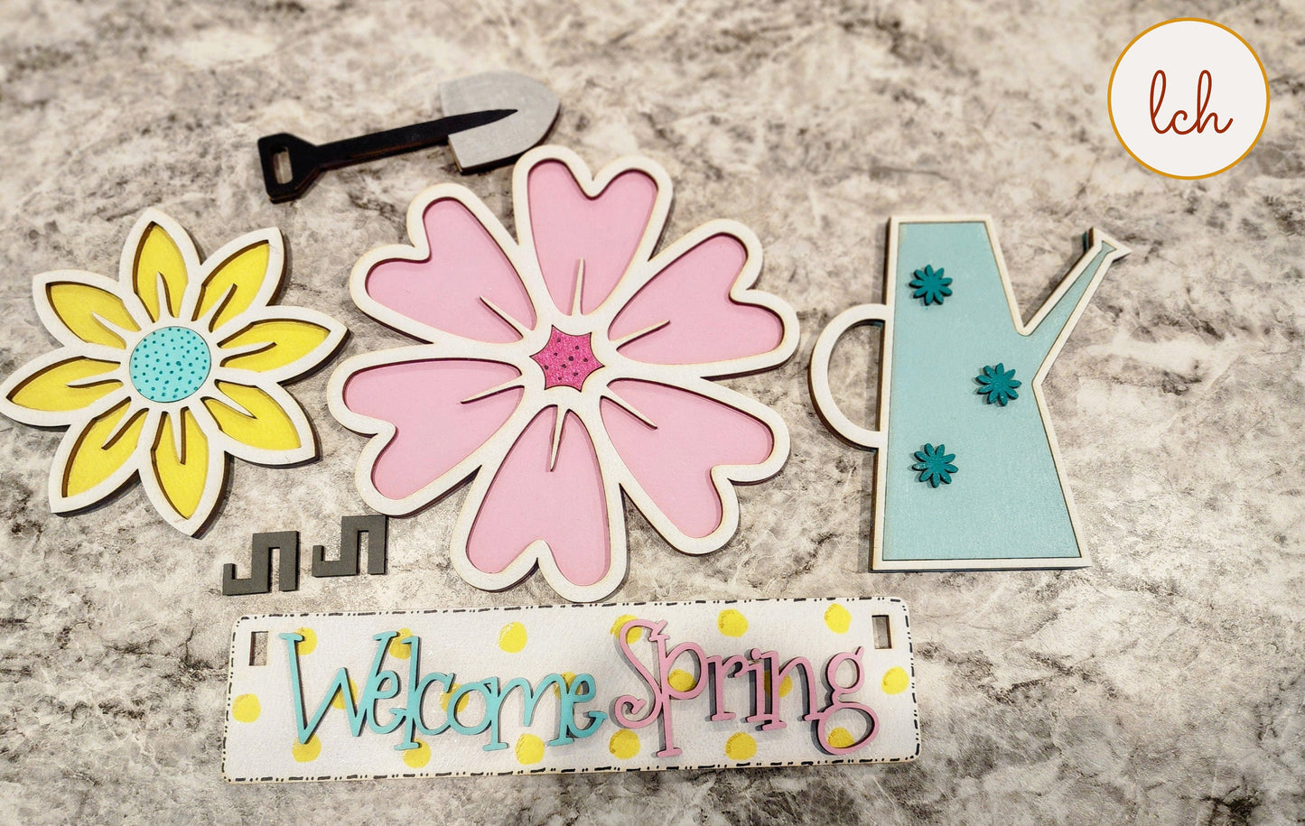 Welcome Spring in Style! Wooden Laser-Cut Interchangeable Shelf Sitter Inserts - Perfect for Refreshing Your Decor! (Inserts Only)