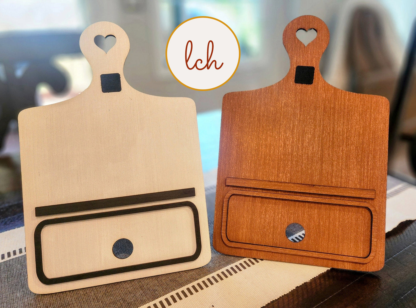 Interchangeable wooden Breadboard Stands - Laser Cut, Hand Painted, Ready-to-Use, Celebrate Every Occasion (inserts sold separately)