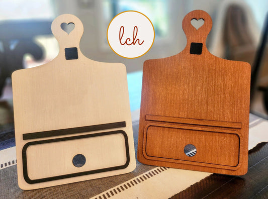 Interchangeable wooden Breadboard Stands - Laser Cut, Hand Painted, Ready-to-Use, Celebrate Every Occasion (inserts sold separately)