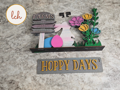 Welcome Fall Pumpkin Spice Wagon & Raised Shelf Sitter Wooden Insert, Hand-Painted Seasonal Décor (insert only)