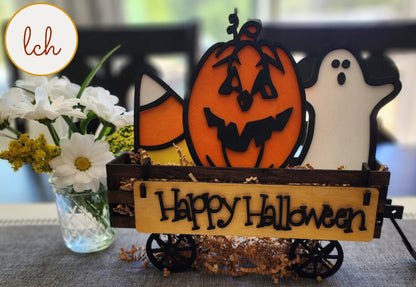 Boo-tiful Addition: Happy Halloween Shelf Sitter Insert (Insert Only)