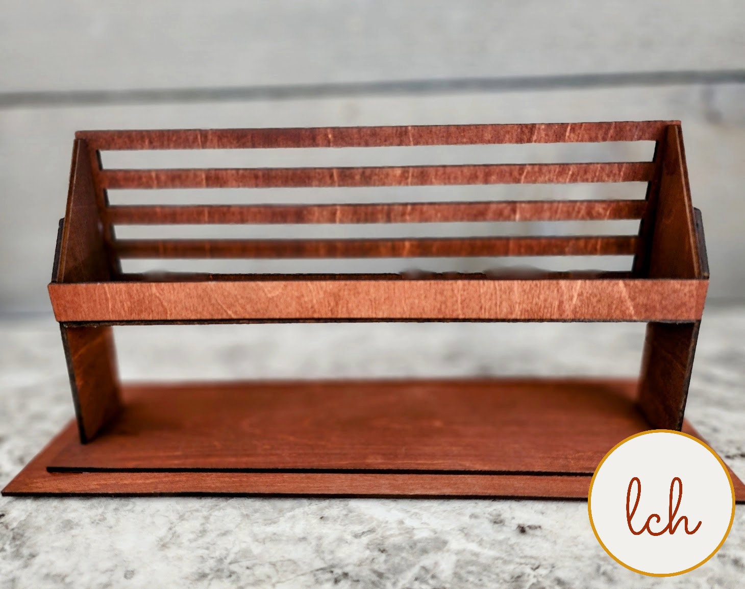 Wooden wagon insert from My Store designed to organize and fit inside wagons for easy storage