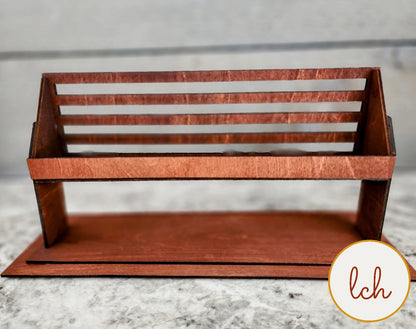 Wooden wagon insert from My Store designed to organize and fit inside wagons for easy storage
